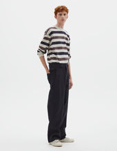 MHL. WAIST TAB TROUSERS | INDIGO TWILL | INDIGO