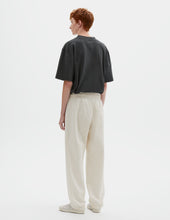 Mhl Wide Leg Joggers Workwear Cotton Twill Off White