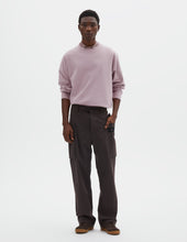 MHL. CARGO POCKET TROUSERS | IRREGULAR COTTON DRILL | MAHOGANY