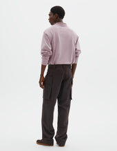 Mhl Cargo Pocket Trousers Irregular Cotton Drill Mahogany