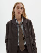 Mhl Tie Sanded Cotton Poplin Umber
