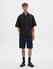 Revere Collar Shirt Cotton Blend Shirting