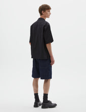 Revere Collar Shirt Cotton Blend Shirting