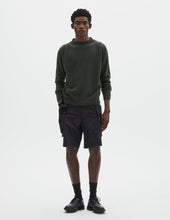 Seamless Crew Neck Soft Merino Cypress