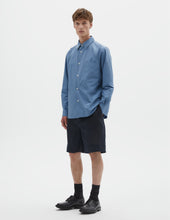 Basic Shirt Yarn Dye Cotton Poplin Mineral