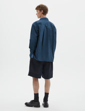 Archive Overhead Shirt Yarn Dye Cotton Shirting Marine