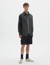 Odd Pocket Shirt Double Twist Cotton Poplin Dark