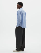 Basic Shirt End On End Cotton Pale