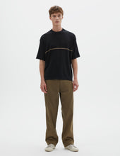 Fine Stripe T Shirt Fine Cotton Merino