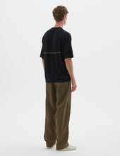 Fine Stripe T Shirt Fine Cotton Merino