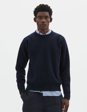 BONDED SWEATSHIRT | MERINO CASHMERE | NAVY