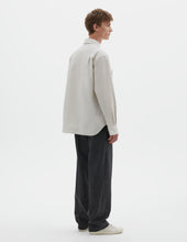 Odd Pocket Shirt Yarn Dye Cotton Poplin Parchment