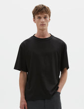 SHORT SLEEVE T SHIRT | FINE COTTON JERSEY | BLACK