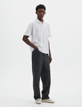 BACK YOKE TROUSERS | CRISP WOOL PLAINWEAVE | CHARCOAL
