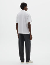 Back Yoke Trousers Crisp Wool Plainweave