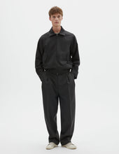 Zip Through Bomber Jacket Double Twisted Wool