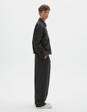 Zip Through Bomber Jacket Double Twisted Wool