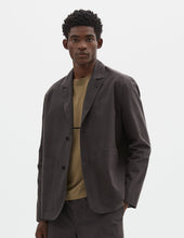 PATCH POCKET BLAZER | DRY PLAINWEAVE COTTON | EARTH