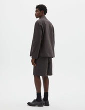 Patch Pocket Blazer Dry Plainweave Cotton Earth