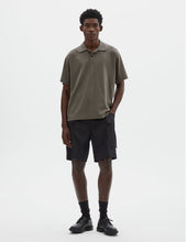 Short Sleeve Button Polo Cotton Jersey Bay