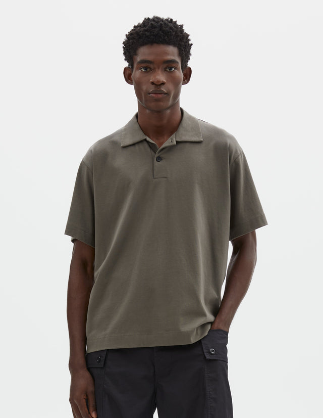 SHORT SLEEVE BUTTON POLO | COTTON JERSEY | BAY