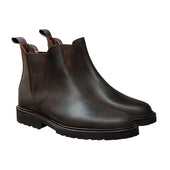 Margie 2 Dark Brown Rough-Out Suede