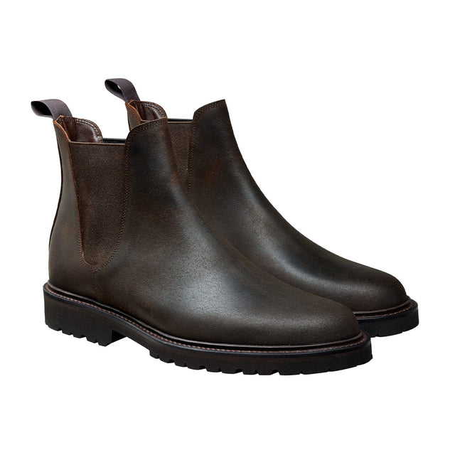 Margie 2 Dark Brown Rough-Out Suede