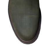 Margie 2 Green Rough Out Suede
