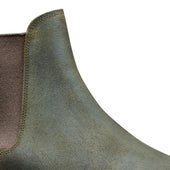 Margie 2 Green Rough Out Suede