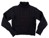 Mariner Sweater Roll-Neck - Black - Last One - Size XL