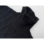 Mariner Sweater Roll-Neck - Black - Last One - Size XL