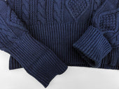 Mariner Sweater Roll-Neck - Indigo