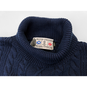 Mariner Sweater Roll-Neck - Indigo