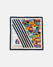 Vintage Mark Cross America S Cup 1992 Cotton Scarf