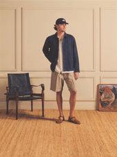 Mafra Denim Cotton & Linen Overshirt