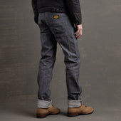 Die Hard Double Knee Straight Leg - 14oz Indigo Herringbone Selvage Denim