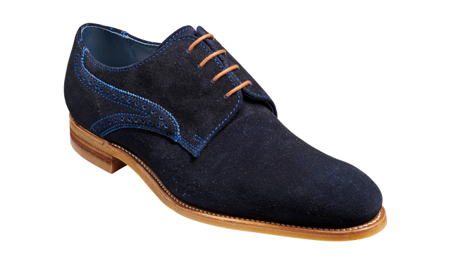 Mason - Navy Cut Through Suede (Factory Second)