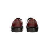 The Mason Horse Bit Loafer Bordeaux Cream
