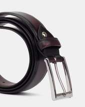 Matching Belt Hand Burnished Calfskin