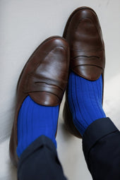 Bleu Roi Super Solide Laine