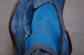 Bleu Lectrique Caviar Super Solide Fil D Cosse