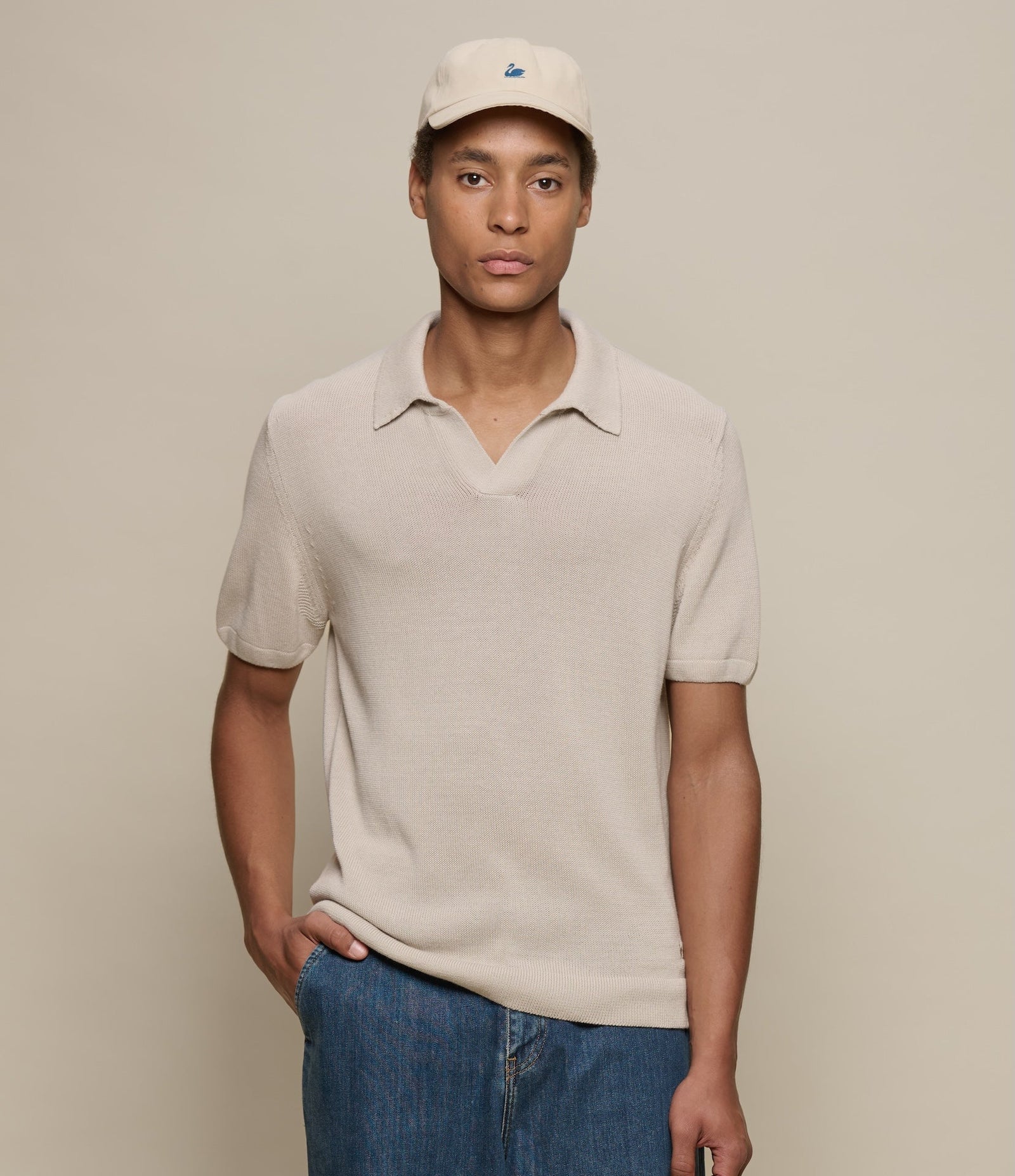 Cotton Short Sleeve Polo Shirt All Plant Based