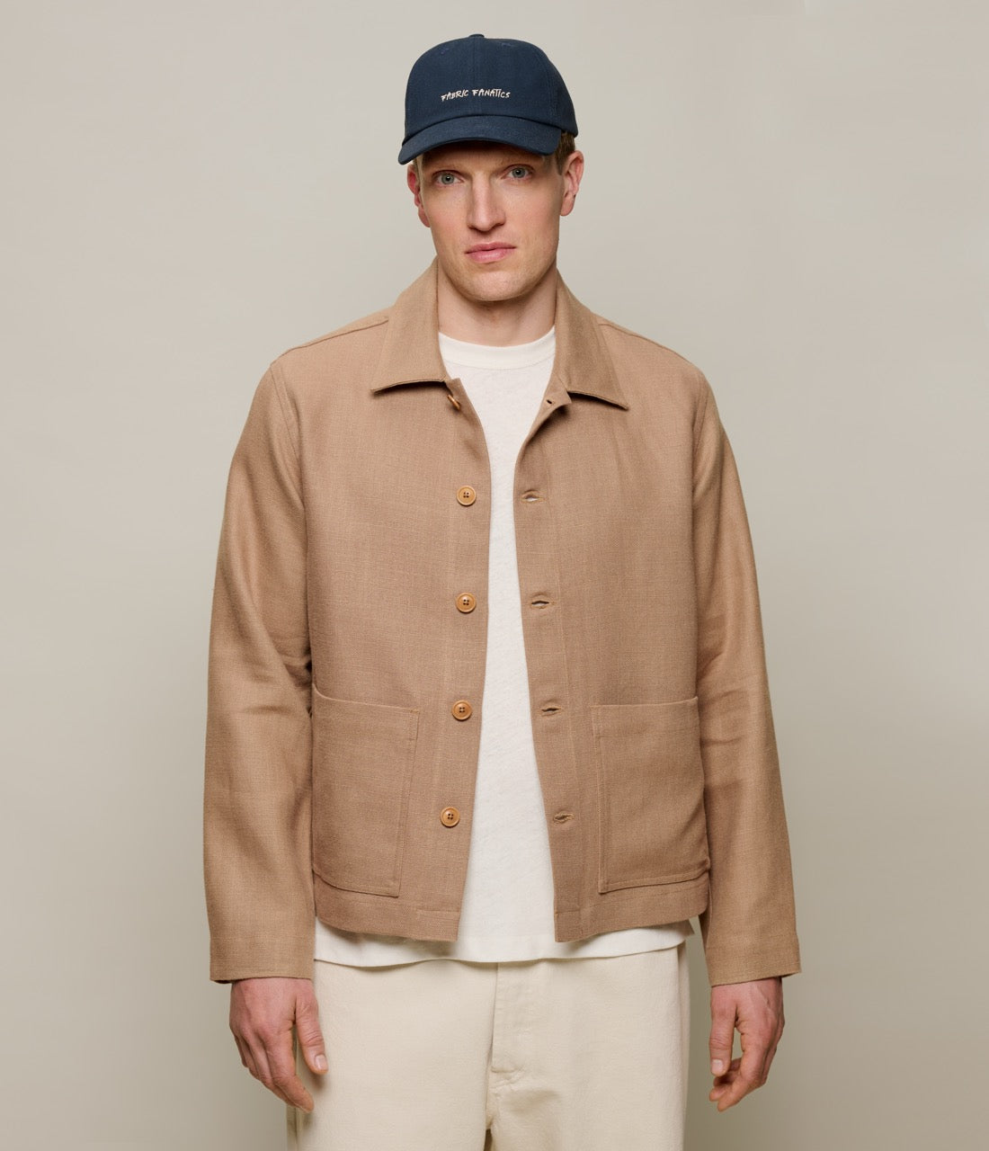 Original Fibres X Merz B Schwanen Worker S Linen Jacket