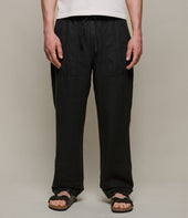 Workers's Linen Drawstring Pants