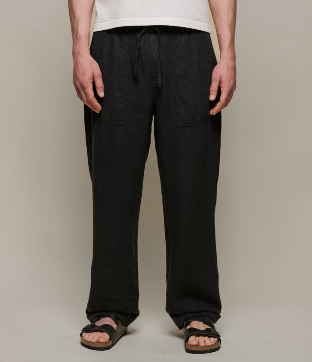 Workers's Linen Drawstring Pants