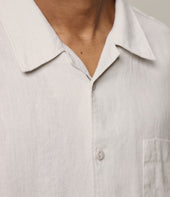 Linen Bowling Short Sleeve Shirt