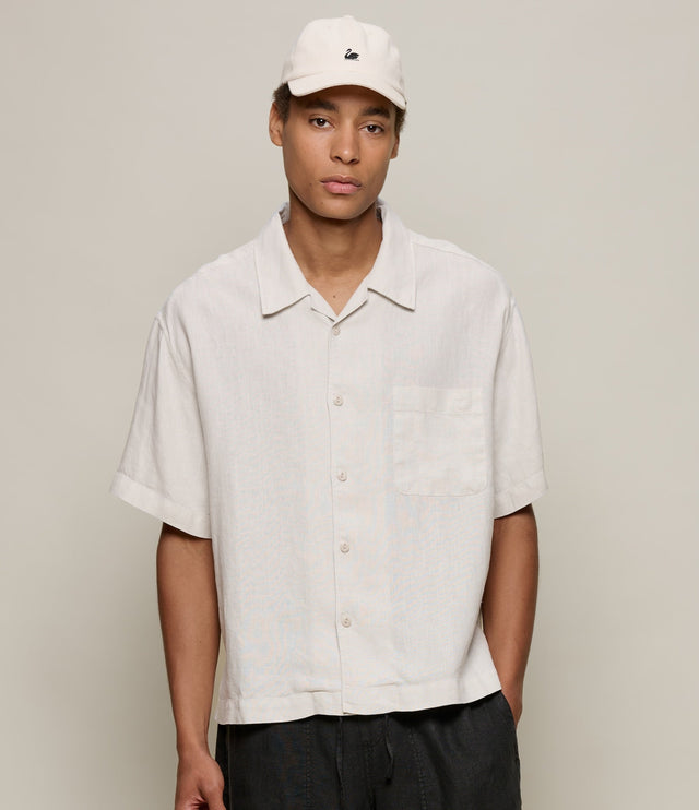 Linen Bowling Short Sleeve Shirt