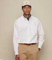 Button-Down Cotton Oxford Long Sleeve Shirt