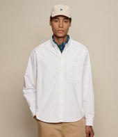 Button-Down Cotton Oxford Long Sleeve Shirt