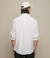 Relaxed Fit Linen Long Sleeve Shirt